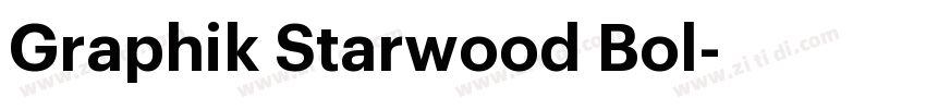 Graphik Starwood Bol字体转换
